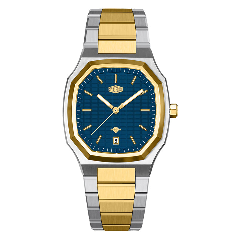 HeroForce 5076 - Modern Classic Geometric Stainless Steel Watch