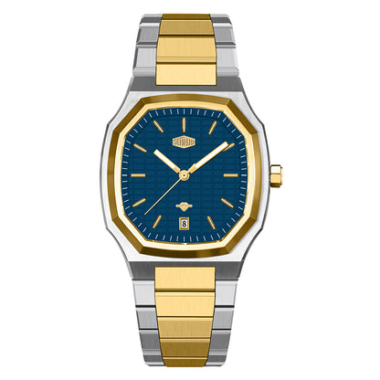 HeroForce 5076 - Modern Classic Geometric Stainless Steel Watch