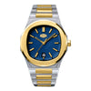 HeroForce 5046 – Luxury Analog Watch with Sunray Dial & Tapered Link Bracelet