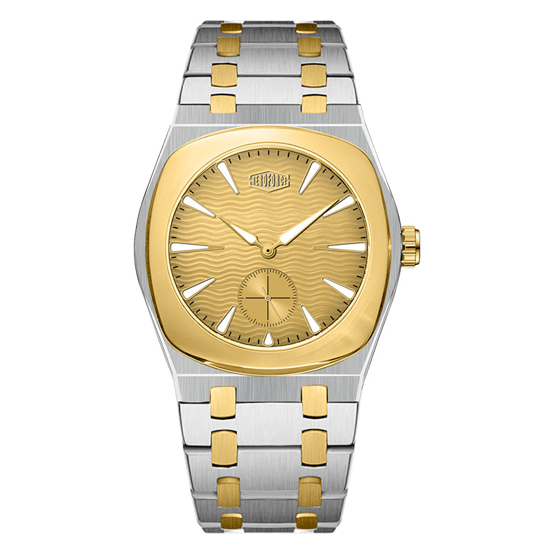 HeroForce 6017 - Luxury Skeleton Dial Stainless Steel Watch