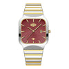 HeroForce 5055GL - Luxury Square Analog Watch with Sapphire Glass & Date Display