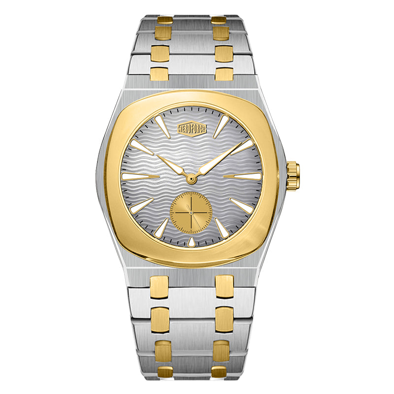 HeroForce 6017 - Luxury Skeleton Dial Stainless Steel Watch