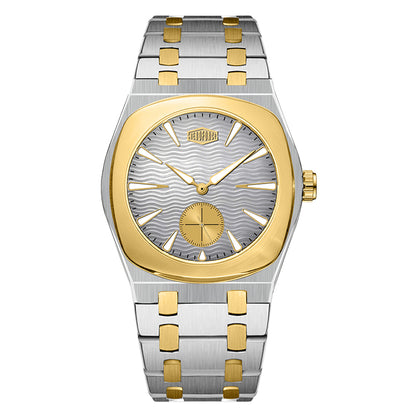 HeroForce 6017 - Luxury Skeleton Dial Stainless Steel Watch
