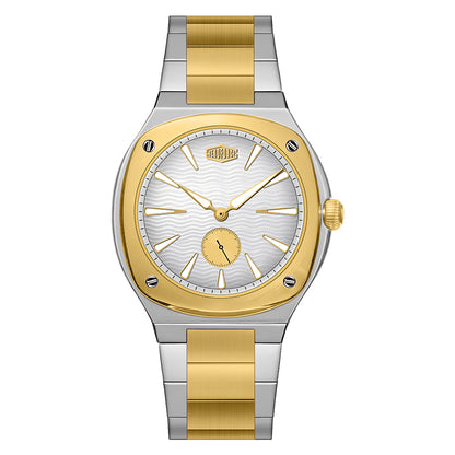 HeroForce 5075 - Men's Analog Watch – Integrated Stainless Steel Bracelet