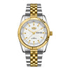 HeroForce 5083 – Luxury Analog Watch with Fluted Bezel & Sunburst Ripple Dial