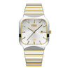 HeroForce 5055GL - Luxury Square Analog Watch with Sapphire Glass & Date Display