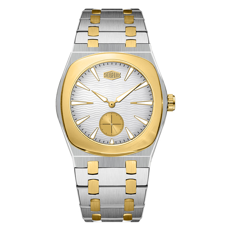 HeroForce 6017 - Luxury Skeleton Dial Stainless Steel Watch