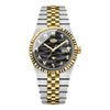 HeroForce 5036B - Ocean Wave – Arabic Dial Watch with Fluted Bezel