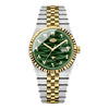 HeroForce 5036B - Ocean Wave – Arabic Dial Watch with Fluted Bezel