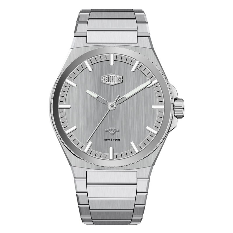 HeroForce 5063 - Men's Luxury Analog Watch – Stainless Steel Bracelet, Sapphire Crystal Display