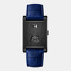 HeroForce 5035P – Jump-Hour Rectangle Watch with Embossed Leather Strap